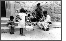 Poor family during the depression